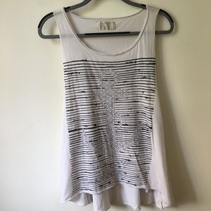 All Saints Hook Spartan Vest Anchor Tank Top